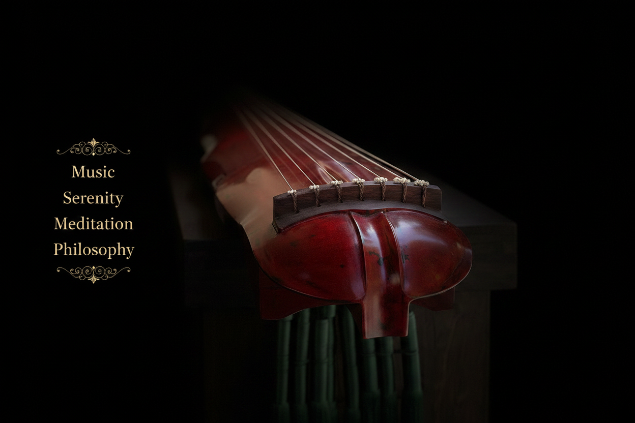 Guqin Hero Banner - Ornate Text